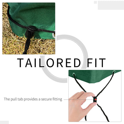 Oxford Patio Waterproof UV Resistant 3-Seater Swing Chair Cover - Green