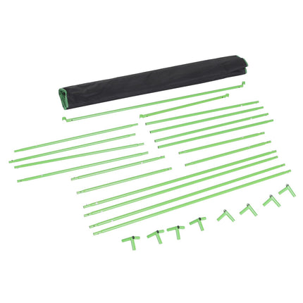 Hydroponic Indoor Plant Grow Tent Canopy 120x60x150cm 600D Oxford Reflective Mylar - Green
