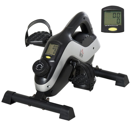 Mini Magnetic Exercise Bike with 8-Level Resistance and LCD Display - Black