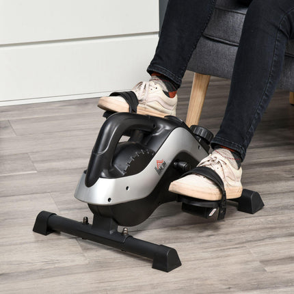 Mini Magnetic Exercise Bike with 8-Level Resistance and LCD Display - Black