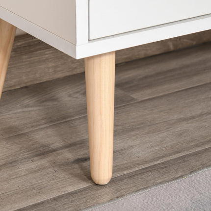 Floor Cabinet Storage Sideboard with Drawer for Bedroom, Living Room, Entryway - Natural