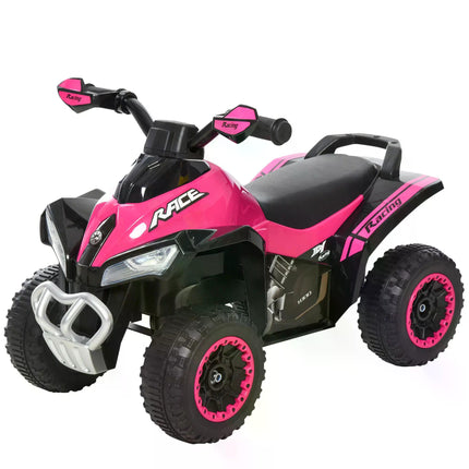 4 Wheel Ride On Toy for Toddlers 18-36 Months Foot-to-Floor Sliding Car Motorcycle Walker - Pink