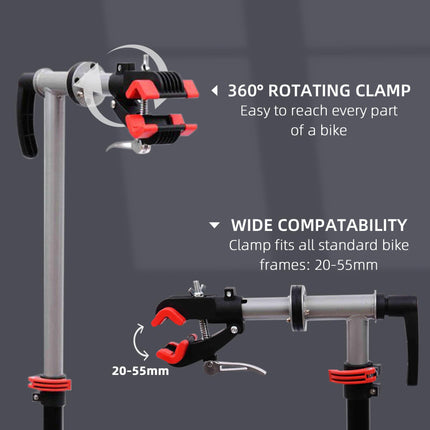Bike Repair Stand Workstation, Bicycle Maintenance Workstand, Height Adjustable,