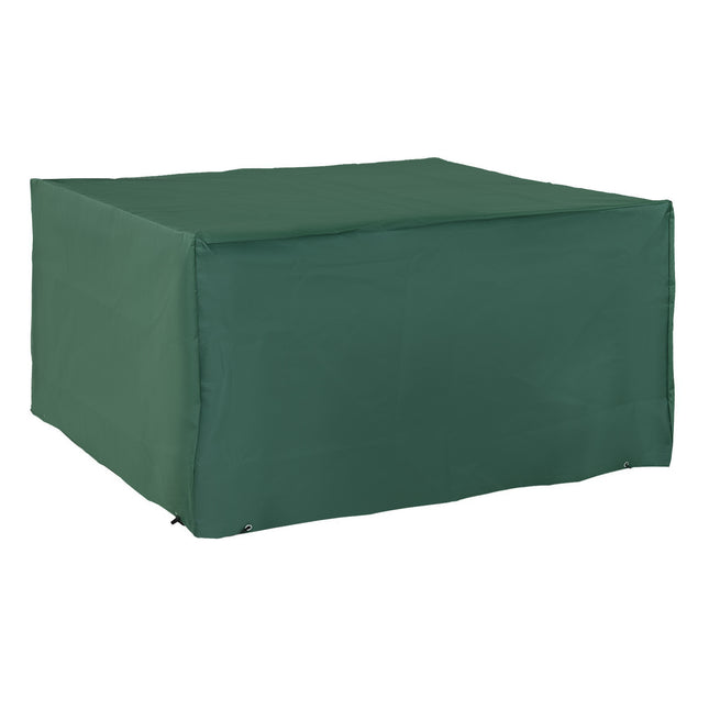 Rattan Furniture Cover Cube Design Waterproof Oxford Fabric 135x135x75 cm - Black