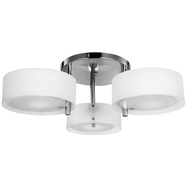 Acrylic Lamp Indoor 3 Light Pendant Chandelier Flush Mount Office Living Room Be