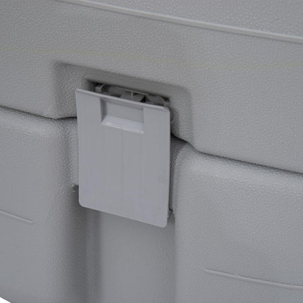 Portable Camping Toilet, 20L Flushable Porta Potty Portaloo with 2 Detachable Ta