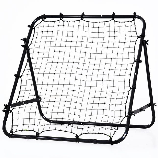 Adults Football Training Aid Multi-Sports Rebounder Net 108W x 100D x 65Hcm - Black