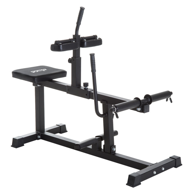 Seated Leg Extension Machine, Adjustable Leg Raise Machine and Curl Machine with Plate Loaded for Hip, Lower Body and Home Gym Workout