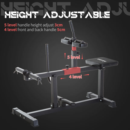 Seated Leg Extension Machine, Adjustable Leg Raise Machine and Curl Machine with Plate Loaded for Hip, Lower Body and Home Gym Workout