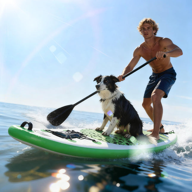 Inflatable Stand Up Paddle Board, 10' x 30" x 4", Non-Slip SUP, with ISUP Access