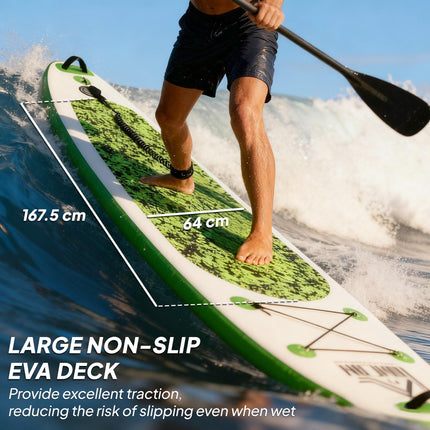 Inflatable Stand Up Paddle Board, 10' x 30" x 4", Non-Slip SUP, with ISUP Access