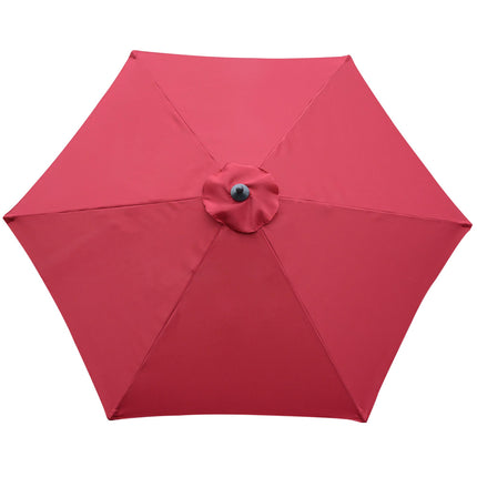2.8m Garden Parasol Umbrella, Round Outdoor Market Table Umbrella Sun Shade Cano