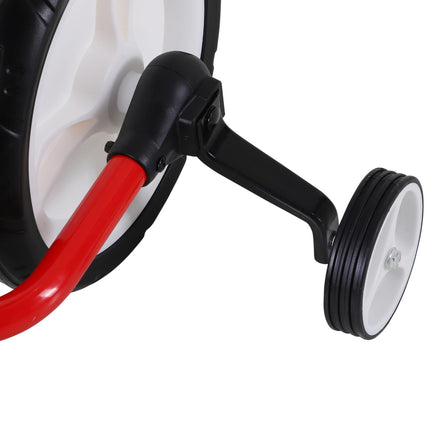 PP Toddlers Balance Bike with Removable Stabiliser for Safe Learning - Red