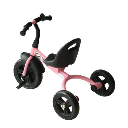 Ride On 3-Wheel Pedal Tricycle for Toddlers Over 18 Months - Pink