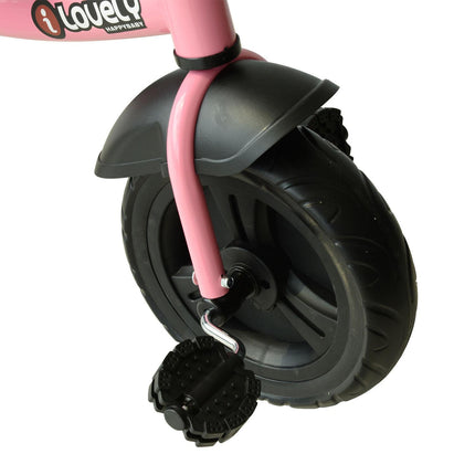 Ride On 3-Wheel Pedal Tricycle for Toddlers Over 18 Months - Pink
