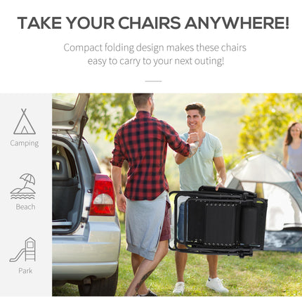Zero Gravity Folding Garden Deck Chair with Recliner, Cup Holder & Canopy Shade - Black