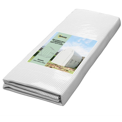 3 x 2m Walk-In Greenhouse Replacement Cover with Windows - White