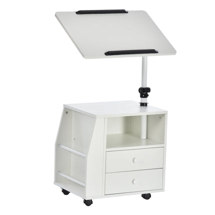 Functional Swivel Bedside Table End Table Side Table for Living Room Nightstand