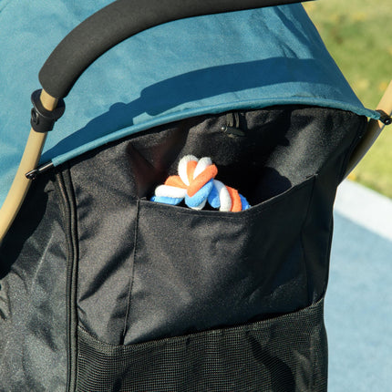 Oxfoad Small Dog Pet Stroller with Rain Cover - Dark Green