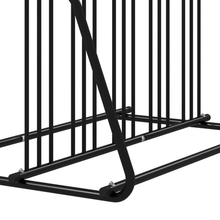 Bike Stand, Double-sided Bike Rack Floor Stand for 6 Bicycles, Kids/Mountain/Roa