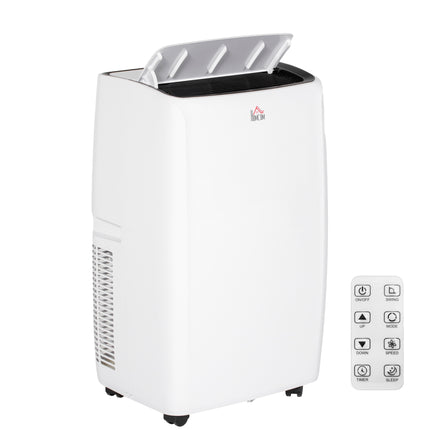 12,000 BTU Mobile Air Conditioner with Dehumidifier and Fan, Grade A Rated - White