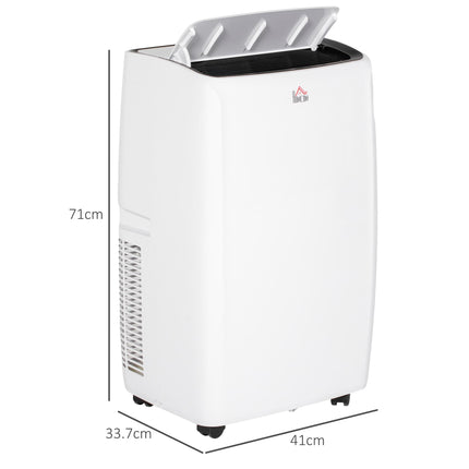 12,000 BTU Mobile Air Conditioner with Dehumidifier and Fan, Grade A Rated - White