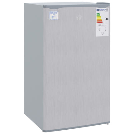 91 Litre Under Counter Fridge Freezer with 10L Chiller Box - Grey