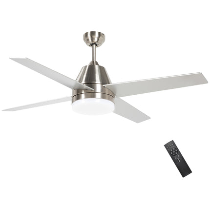 Ceiling Fan with LED Light, Flush Mount Ceiling Fan Lights with Reversible Blade