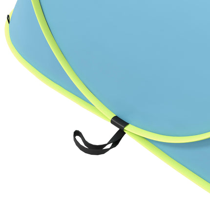 Instant Pop-Up Two-Man Camping Tent with Water-Resistant Design - Blue