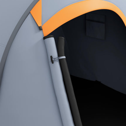 Two-Man Pop-Up Dome Camping Tent with Easy Setup - Grey