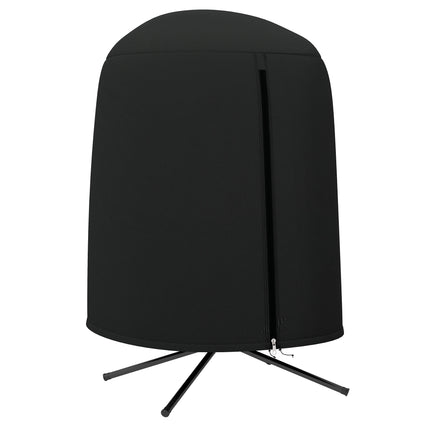 Waterproof Hanging Egg Chair Cover 190x128cm 420D Oxford Fabric - Black