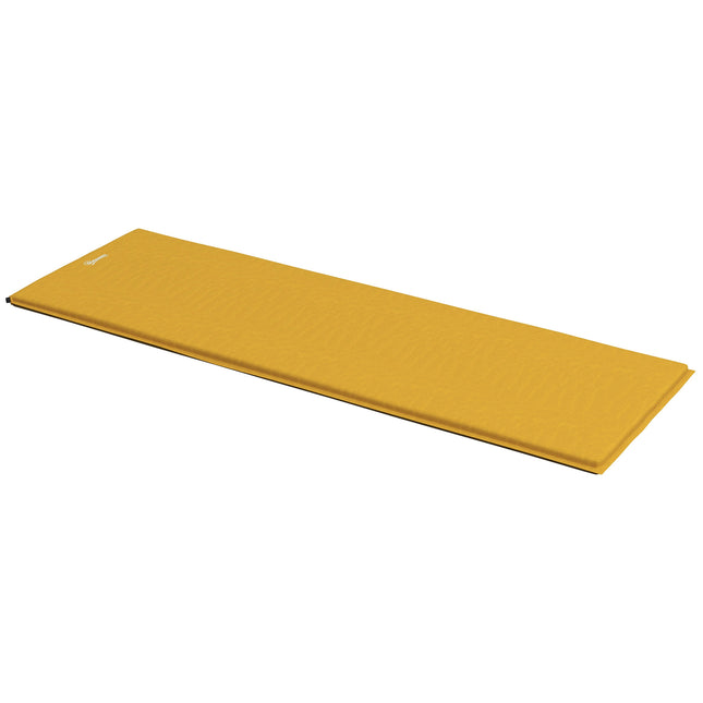 Single Inflatable Mattress Sleeping Pad, Self-Inflating, Khaki