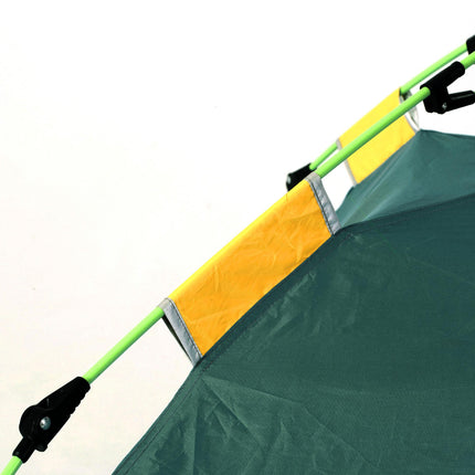 2 Person Pop-Up Beach Tent with Mesh Windows - Dark Green