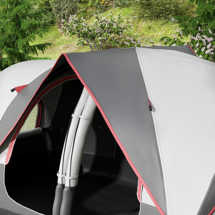 Waterproof Camping Tent for 6-8 People with Rainfly Spacious Design - Grey