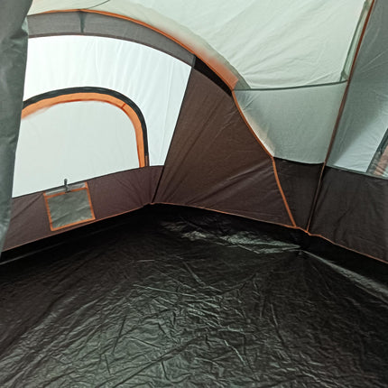 5-6 Person Dome Camping Tent with UV Protection and Water Resistant Fabric - Multicolour