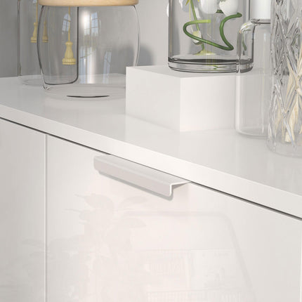 Five-Shelf Shoe Storage Cupboard for 20 Pairs with Soft-Close Doors - White