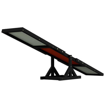Wooden Dog Agility Seesaw for Big Dogs with Anti-Slip Surface - Black