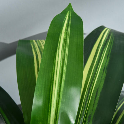 Set of 2 Artificial 110cm Dracaena Trees with Nursery Pots - Green