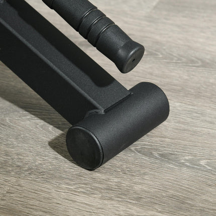 Olympic 120cm EZ Curl Bar & 200kg Barbell Jack Set for 5cm Plates - Black