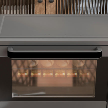 21L Mini Electric Oven with Adjustable Temperature & Timer - Grey