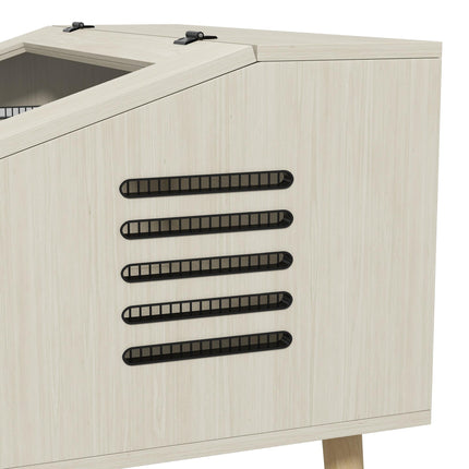 140L Vivarium for Snakes, Lizards, Frogs, Chameleons, Hamsters & Gerbils with Tempered Glass Windows - Oak Tone