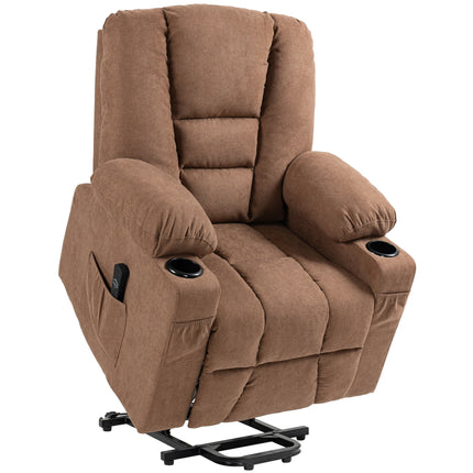 Oversized Riser and Recliner Chairs for the Elderly, Fabric Upholstered Lift Cha