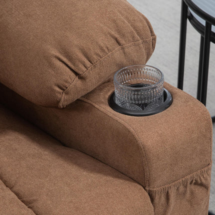 Oversized Riser and Recliner Chairs for the Elderly, Fabric Upholstered Lift Cha