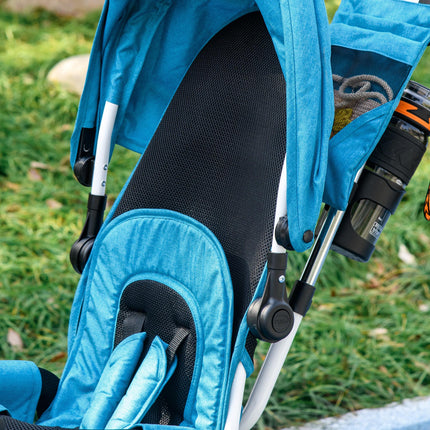 6 in 1 Kids Trike with Parent Handle, Canopy, 5-point Seat Belt, Storage, Footre