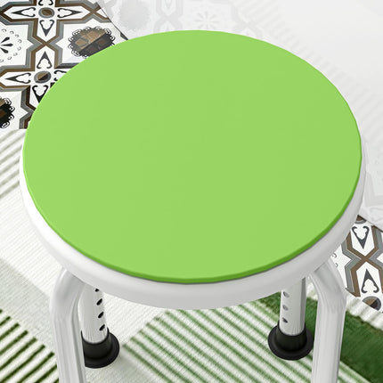 Height Adjustable 360° Swivel Aluminium Shower Chair with Non-Slip Feet for Disabled and Elderly - Green