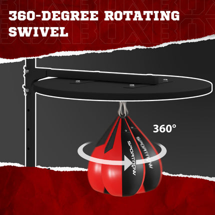 Wall Mounted Speed Bag Platform, Height Adjustable Punching Bag, Training Kit