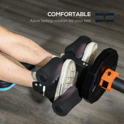 Tibialis Trainer Tib Bar for Lower Leg Strengthening with Foam Pads - Black