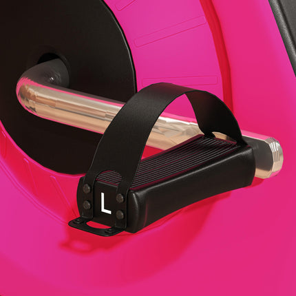 Portable Mini Exercise Bike with LCD Display for Arms and Legs - Pink