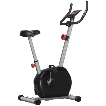 Quiet Exercise Bike with 8-Level Magnetic Resistance and Heart Rate Sensor, for