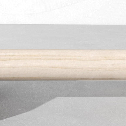Wooden Parallette Bars Push Up Handles with Non-Slip Base for Home Gym Training - Natural Wood